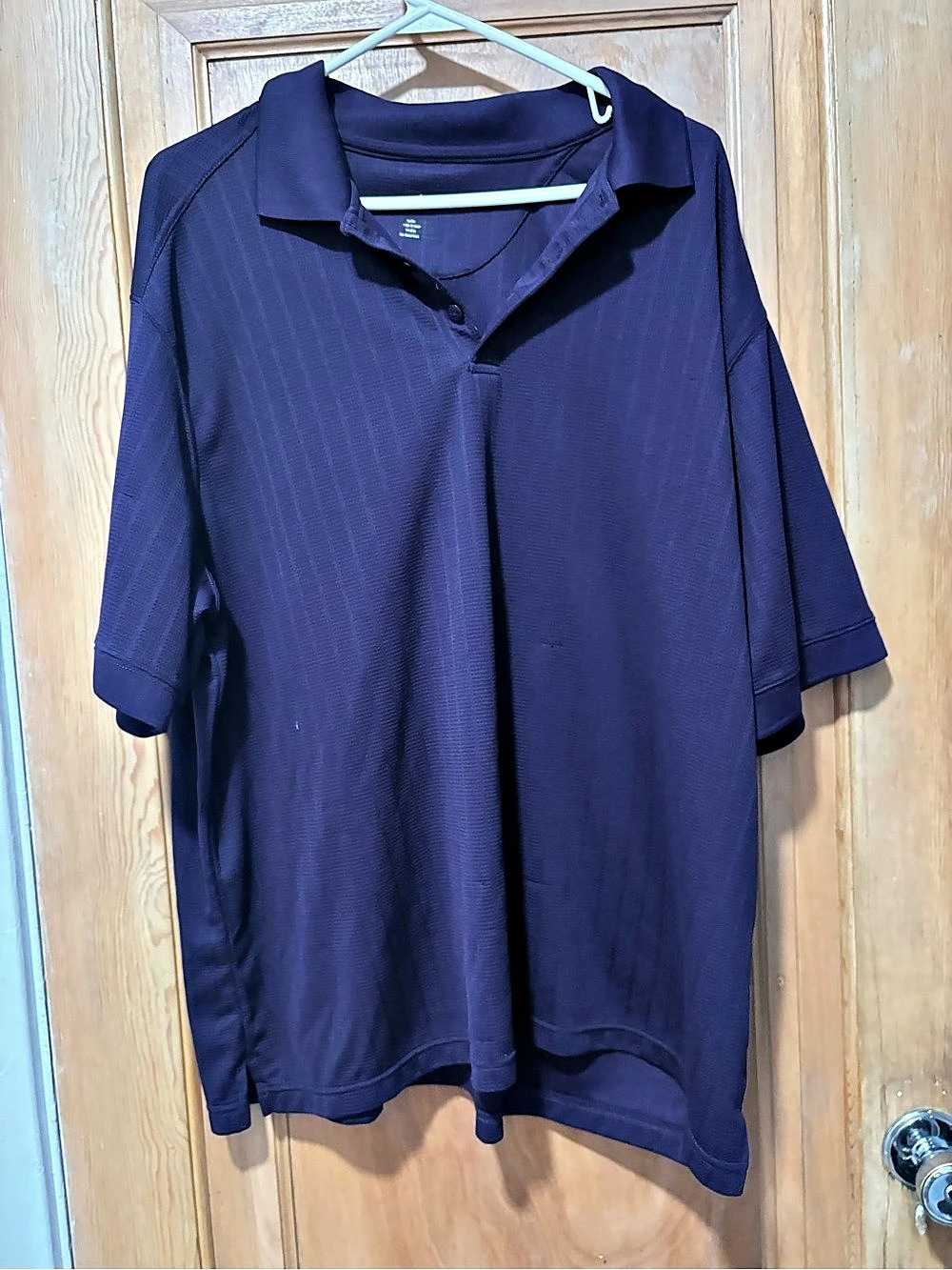 Men's Short Sleeve Polo in purple Like New